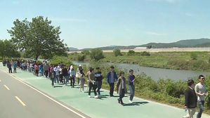 [수도권] 성남시 공무원, 탄천 거닐며 '내 고장 바로 알기' 나서