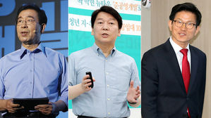 [슬라이드 포토] '표심 잡아라!' 서울시장 후보들의 주말 행보는?