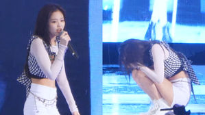 [SBS Star] BLACKPINK JENNIE Forgets the Lyrics on Stage?