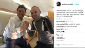 이니에스타, 日고베 팬에 첫 인사…"아시아 정복하겠다"