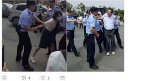 중국 네티즌, 교사 시위 강제진압에 "대단하다 우리나라" 성토