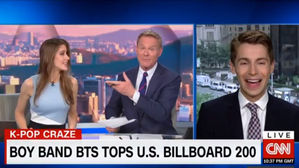[스브스타] "방탄소년단 노래 꼭 들어보라"는 말에 CNN 앵커가 보인 반응