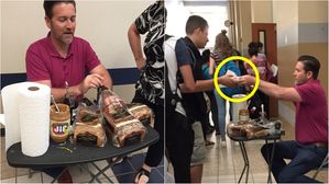 [뉴스pick] 3시간 시험 치는 제자들 위해 샌드위치 만든 선생님