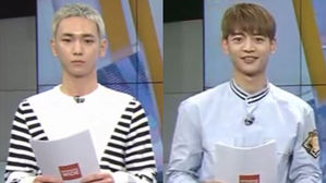[SBS Star] SHINee KEY & MINHO Become Special MC of Morning News