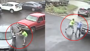 [영상pick] 보복 운전 때문?…앞차 쫓아가 해머로 후려친 남성