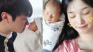 [SBS Star] FTISLAND Minhwan & Yulhee Share More Pictures of Their Adorable Baby
