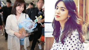[SBS Star] Song Hye Kyo Spotted in Hong Kong with a Beautiful Wedding Ring