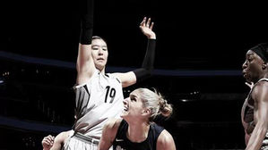 WNBA 박지수 30초 출전…라스베이거스는 개막 4연패 끊고 첫 승