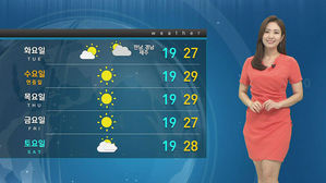 [날씨] 자외선&middot;오존 조심하세요!&hellip;폭염 기세는 '주춤'