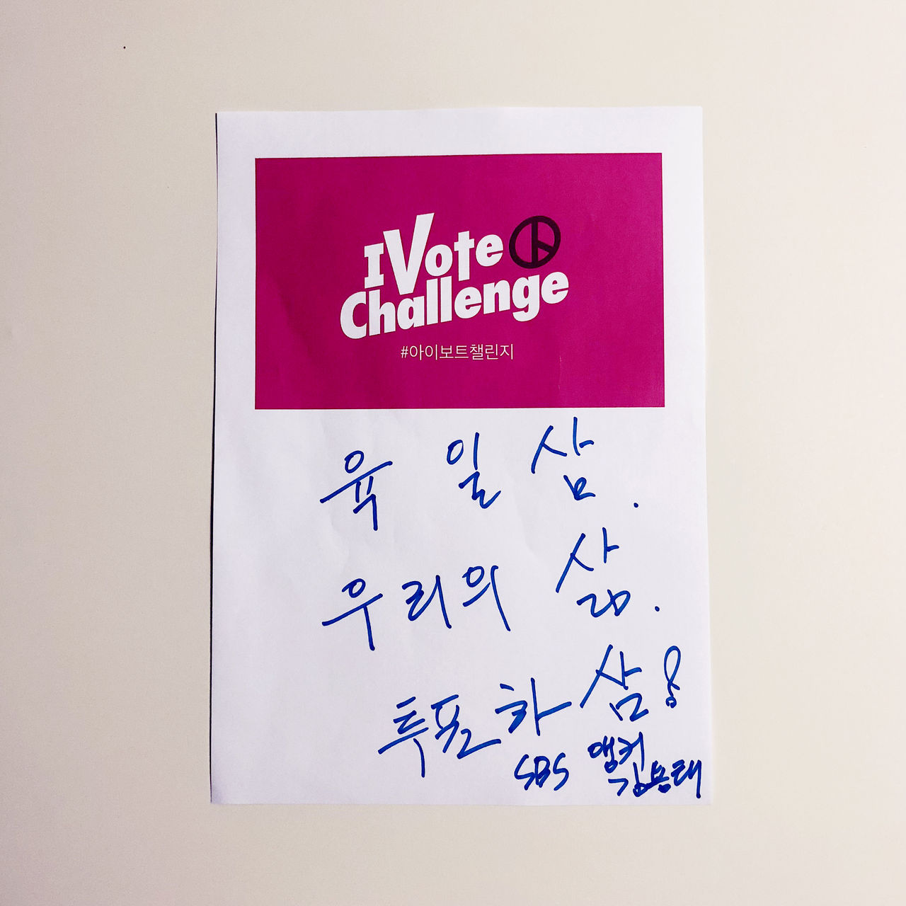 (12일용 셀럽) [I VOTE CHALLENGE] 김용태