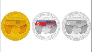 싱가포르, 북미정상회담 기념주화 발행…'맞잡은 손' 담아