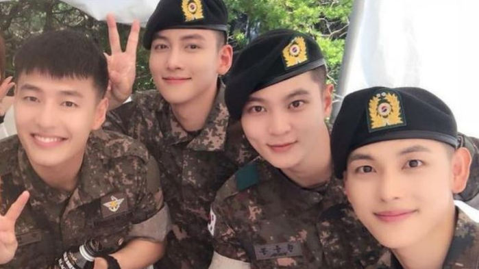 The Four Male Celebrities Reunite as a Group of Soldiers on Memorial Day