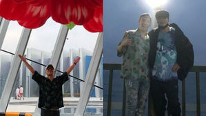 [SBS Star] SEUNGRI and Yang Hyun Suk Visit G-DRAGON's Cafe in Jeju Island!