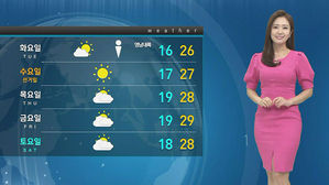 [날씨] 중부&middot;남부 오후부터 돌풍 동반 비&hellip;낮에도 선선