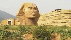 중국에 실물 크기 '복제 스핑크스' 또 등장&hellip;이집트 발끈