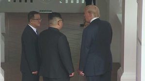 미국 언론도 실시간 보도…'완전한 비핵화' 합의 여부 주시