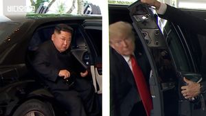 벤츠 vs 캐딜락…김정은과 트럼프의 '차존심' 승부
