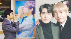 [SBS Star] BTS V's Coffee Truck Delivery to Park Hyung Sik!