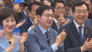 막판까지 긴장감 팽팽&hellip;김경수, 악재 극복하고 당선