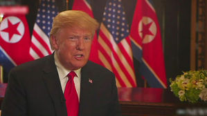 트럼프 "김정은에게 직통 전화번호 줬다…일요일에 전화할 계획"