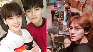 [SBS Star] ASTRO Cha Eun-woo & SEVENTEEN MINGYU Show Off Their 97-line Friendship