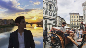[SBS Star] MAX Changmin Enjoys Relaxing Time in Italy!