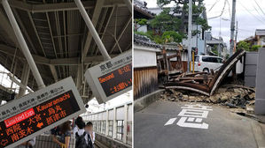 [뉴스pick] 무너지고 깨지고…오사카 규모 5.9 지진 후 SNS에 올라온 상황