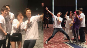 [SBS Star] Lee Kwang Soo Considerately Bends His Knees Down for Fans!