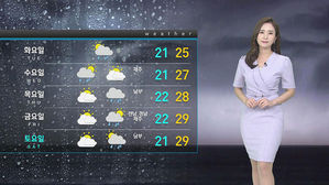 [날씨] 더운데 먼지까지 말썽&hellip;25일 장마전선 북상