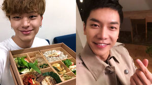 [SBS Star] BTOB Yook Sungjae Enjoys Eating Lunch Sent by Lee Seung Gi
