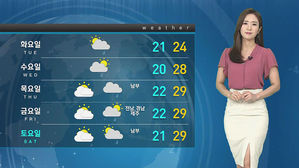 [날씨] '서울 33도' 최고기온 경신&hellip;밤부터 제주 장맛비