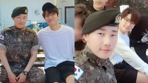[SBS Star] INFINITE L & Kim Sung Kyu Reunite After the Basic Military Training