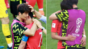 [영상pick] "잘했어"&hellip;손흥민이 울음 터트리자 안아주는 기성용