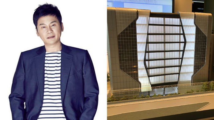 Yang Hyun Suk Unveils the New Construction of YG Entertainment