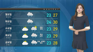 [날씨] 장마전선 영향 전국 비&hellip;태풍 '쁘라삐룬' 북상