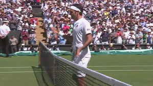 '황제' 페더러, 윔블던 테니스 1라운드 가볍게 통과