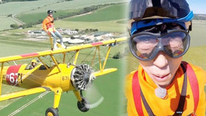 [SBS Star] VIDEO: Yu Jae Seok Cries While Wing Walking in England