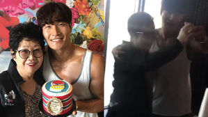 [SBS Star] VIDEO: Kim Jong-kook Throws a Surprise Birthday Party for His Mother!