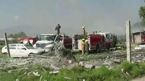 '멕시코 폭죽 공장 폭발' 사라진 건물…19명 사망·40명 부상