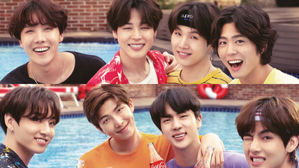[SBS Star] Park Bo Gum & BTS Enjoy Summer Pool Party in Their Recent Commercial
