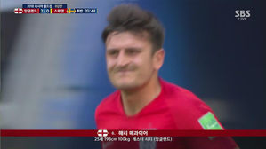 [영상][스웨덴:잉글랜드] 혼란을 틈타 멀티골 노려본 매과이어…이번엔 '홈런'