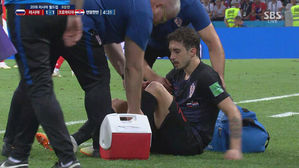 [영상][러시아:크로아티아] 브르살리코↔촐루카, 체력 빠진 크로아티아 마지막 교체