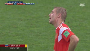 [영상][러시아:크로아티아] '옐로 카드'로 역습 차단하는 가진스키