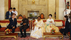 문 대통령 부부, 코빈드 인도 대통령 부부 주최 국빈만찬 참석