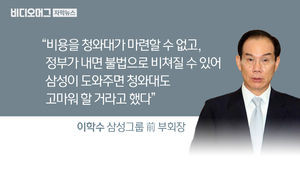 이학수 "MB 靑 요청으로 소송비 대납…이건희 사면 기대"