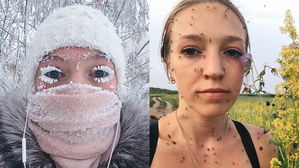 [뉴스pick] 시베리아의 극한 날씨를 보여주는 여성의 셀카 '화제'