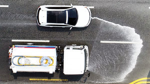 서울시, 32도 이상 폭염에 물 뿌려 도로 식힌다