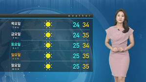 [날씨] 오늘도 '불볕더위' 계속&hellip;곳곳 초미세먼지 '나쁨'
