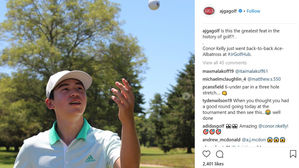 '8번홀 홀인원·9번은 앨버트로스'…미국 주니어대회서 진기록