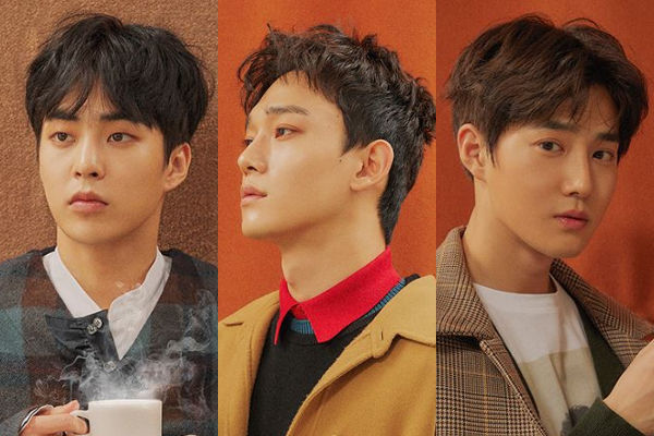 XIUMIN, CHEN and SUHO